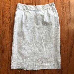 Brooks Brothers 💙 Blue Seersucker Skirt